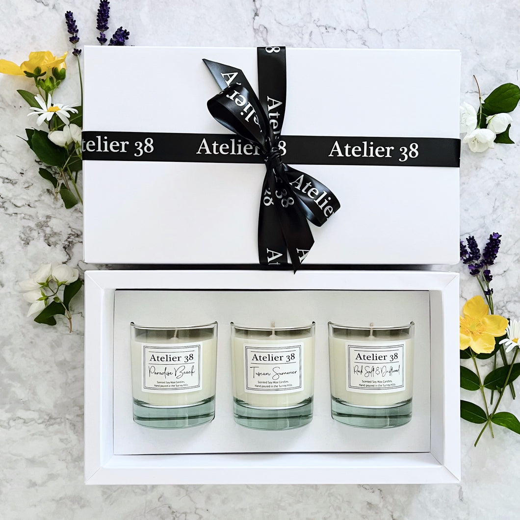 Summer Scents 3 Candle Gift Box