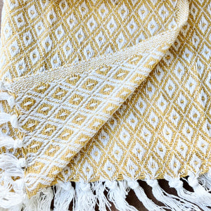 Casablanca Throw - Ochre yellow