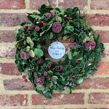 Load image into Gallery viewer, Personalised Festive Forest Wreath
