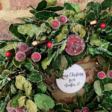 Load image into Gallery viewer, Personalised Festive Forest Wreath
